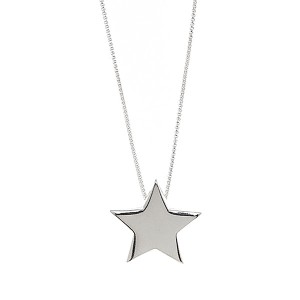 Colar Estrela 40 cm Prata 925