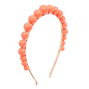 Tiara Bolas Coloridas Salmon