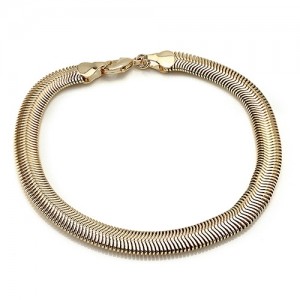 Pulseira Escama Banhado a Ouro 18k