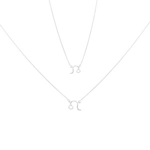 Colar Escapulário Signo Leão 60cm Prata 925