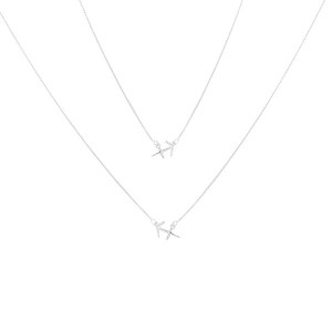 Colar Escapulário Signo Sagitário 60cm Prata 925