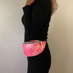 Bolsa Pochete Tie Dye Rosa
