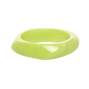 Pulseira Beach Fina em Resina Verde Claro