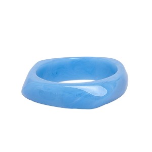 Pulseira Beach Fina em Resina Azul