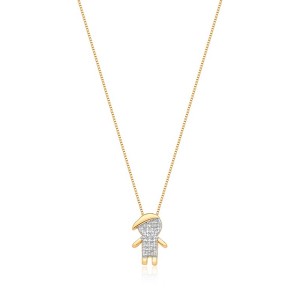 Colar Menino 45cm Banhado a Ouro 18k