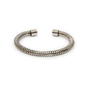 Pulseira Bracelete Mola Prateado