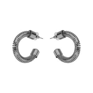 Brinco Argola Mola Grande Prateada
