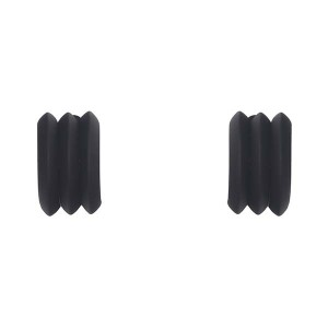 Brinco Camadas Esmaltado Preto