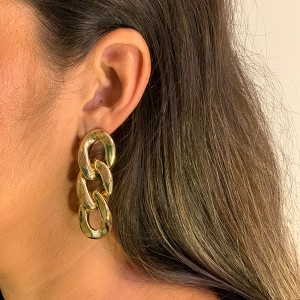 Brinco Corrente Grumet Dourado