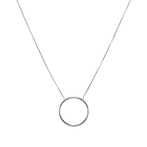 Colar Circular 45 cm Prata 925