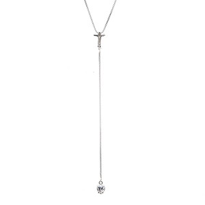 Colar Cristo Redentor 40 cm Prata 925