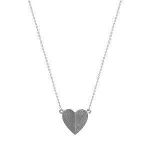 Colar Love Paper Prateado